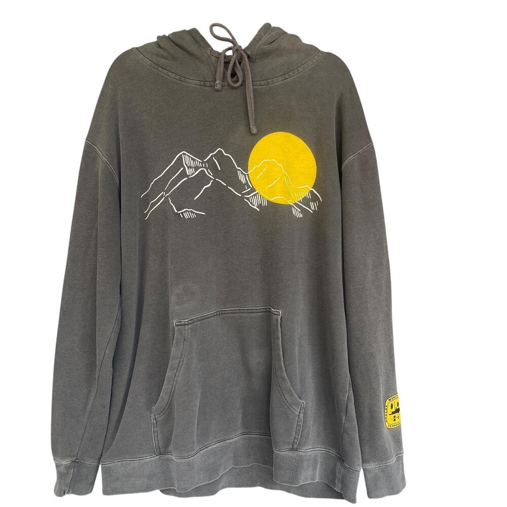 Justin Timberlake Hoodie Sweatshirt Mens XL Gray‎ Man of the Woods Tour Graphic